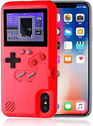 leegoal Gameboy - Carcasa para iPhone XS/XR/X, iPhone 8/8 Plus, iPhone 7/7 Plus, iPhone 6 y 6Plus, dise?o Retro de Videojuegos en 3D leegoal Gameboy - Carcasa para iPhone XS/XR/X, iPhone 8/8 Plus, iPhone 7/7 Plus, iPhone 6 y 6Plus, dise?o Retro de Videojuegos en 3D
