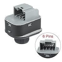 Vista 5 de X AUTOHAUX Interruptor retrovisor eléctrico Control remoto 1K0959565FREH para Volkswagen CC 2009-2017 Jetta 2005-2010 Tiguan 2009-2016 Passat CC