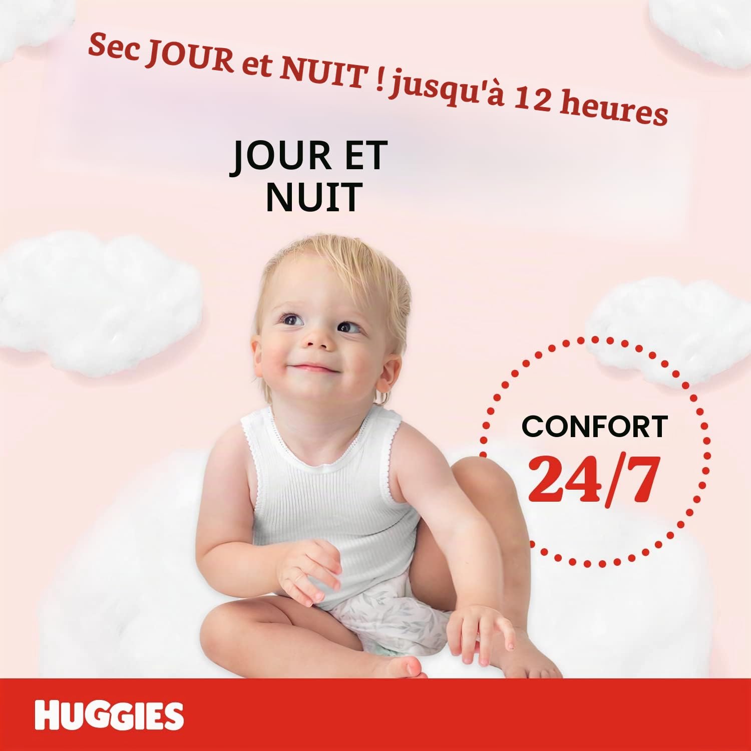 Huggies Ultra Comfort, 168 couches taille 3 (4-9 Kg), design Disney,