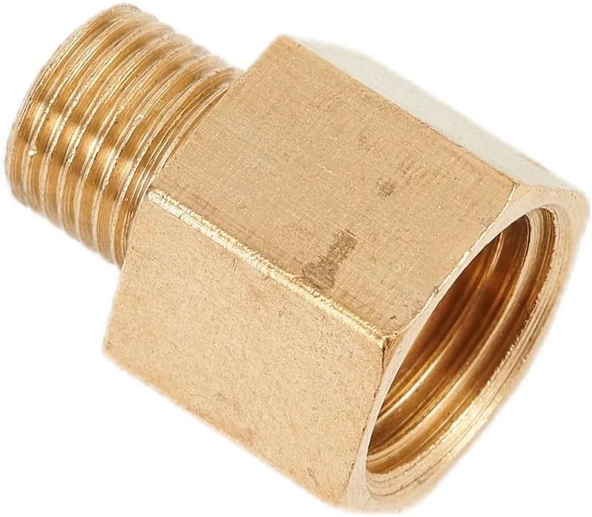 BSP-NPT Adapter 1/4" Male BSPT To 1/4" Female NPT Brass Pipe Fitting Euro To US