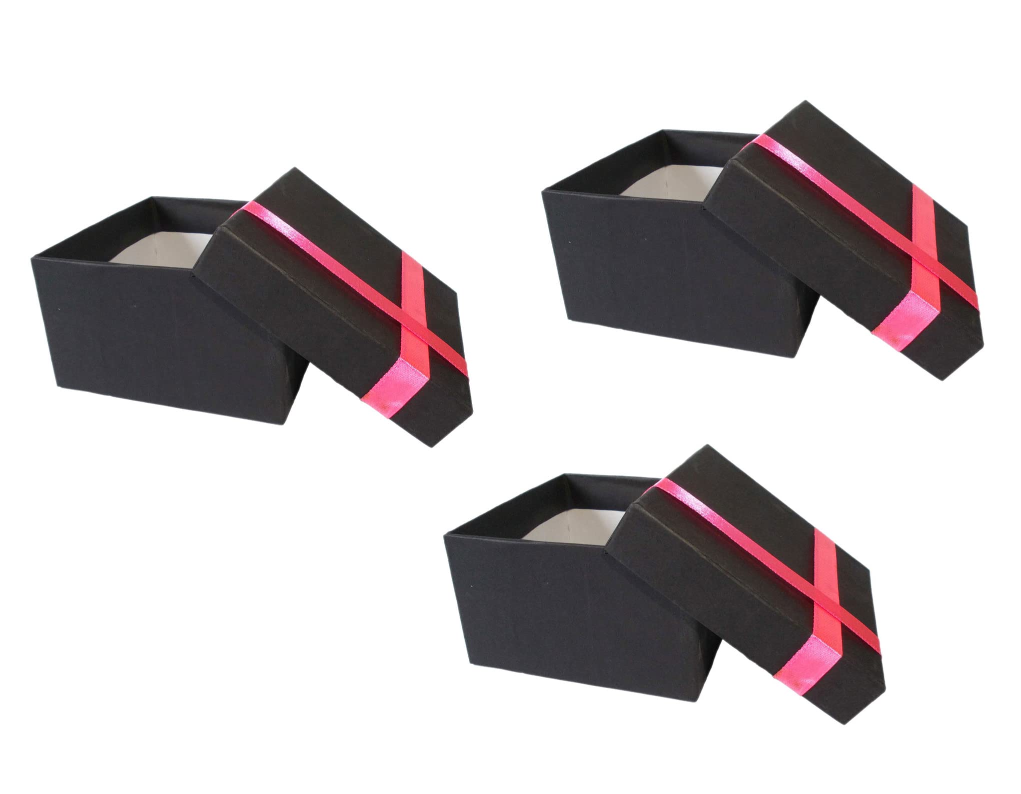 Krypmax Multipurpose Square Empty Gift Box for Her/him with Pink Ribbon Lid, Black (10.5 x 10.5 x 6 cm , 3) , Medium (B08V8VKLB5) Amazon Price History, Amazon Price Tracker