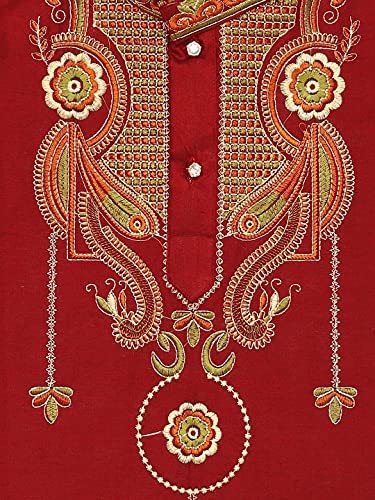 Image of JBN Creation Boys' Cotton Blend Kurta and Dhoti Set