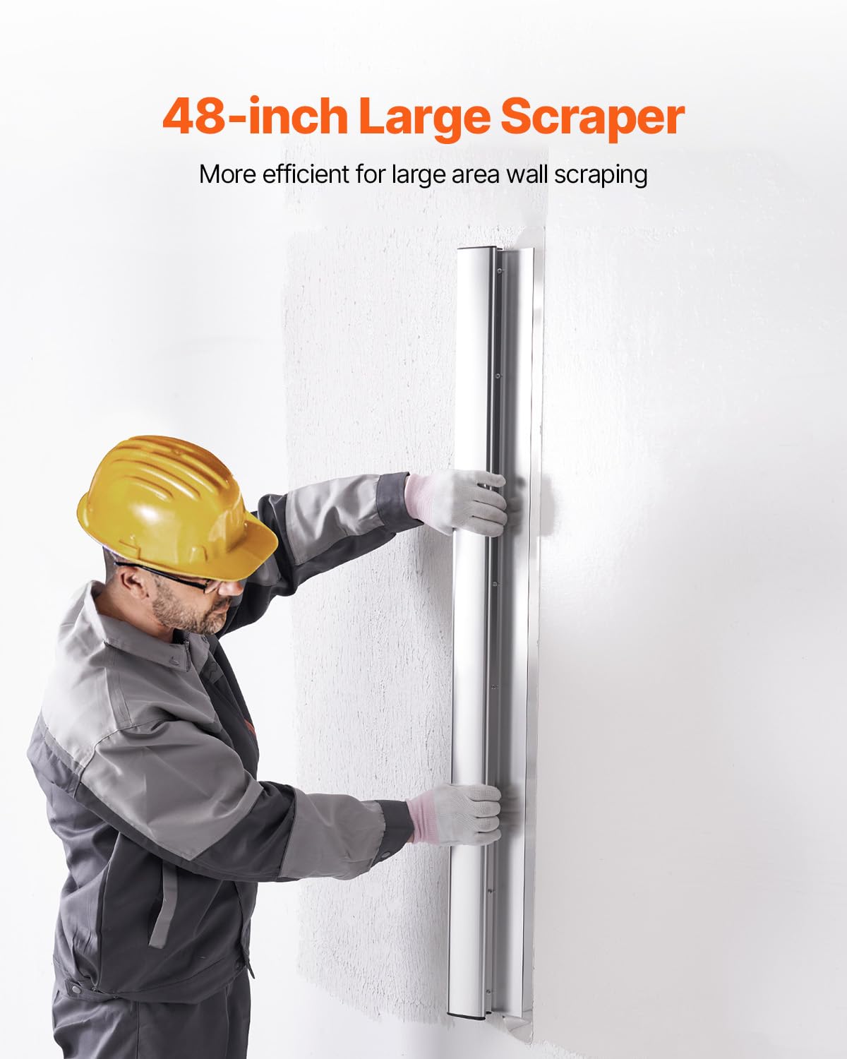 VKE Drywall Skimming Blade, 12"/20"/32"Spatula Blade,39"-82"Extension Handle ,Stainless Steel Skimming Blade, Suitable For Wall/Ceiling Smoothing,Drywall Taping Tools With Outer Box(300MM Scraper - View #10