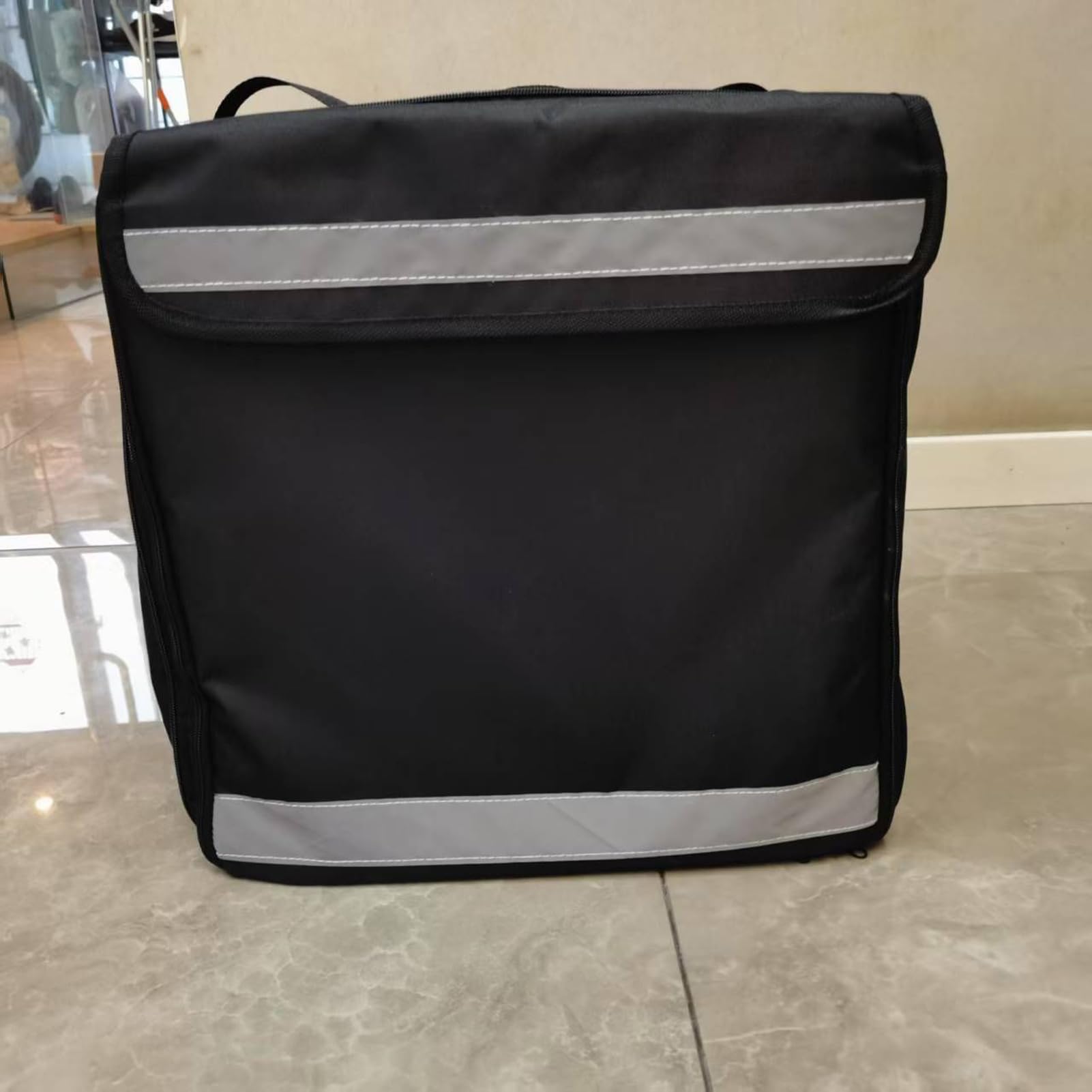 Pizza Delivery Bag, Pizza Carrier Mochila para Llevar expandible para la | Almacenamiento de aislamiento de comestibles térmicos, transportista de alimentos de servicio pesado para