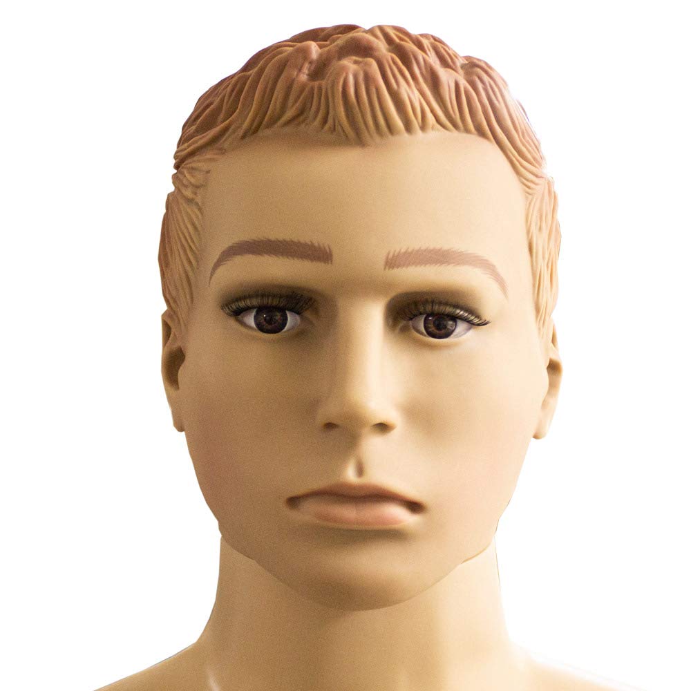 Schaufensterpuppe Männlich Schaufensterfigur Mannequin Schneiderpuppe 360° beweglich 187cm