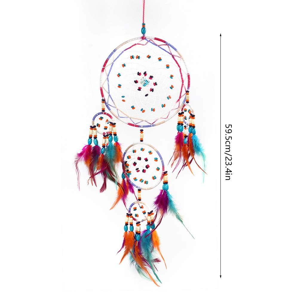 Lybunair Retro Style Decor Hanging Dream Catcher Wind Chimes Home Ornament for Home, Hotel, and Office