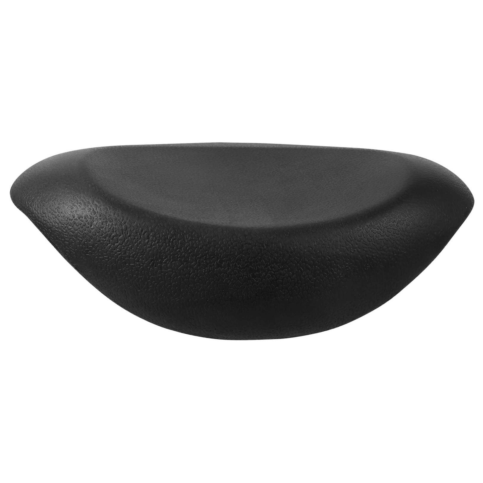 Cuscino Design a Curve in Pu Ventose Antiscivolo per Vasca da Bagno Colore Nero Supporto Collo e Schiena Ergonomico per Vasca e Spa