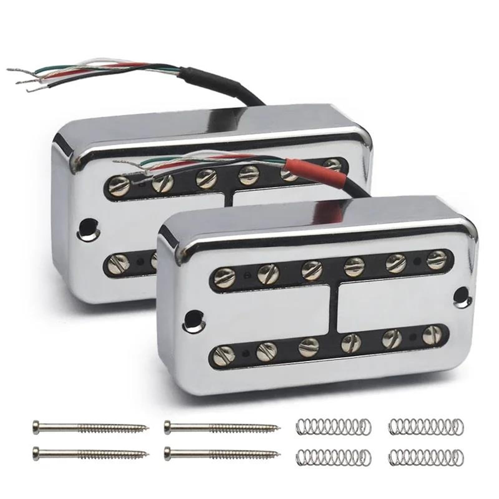 Pastilla para Guitarra Eléctrica Pastilla Humbucker De Guitarra Eléctrica Alnico Profesional Cuello De Guitarra Estilo FT Puente De 7,5 K Pastillas Divisorias De Bobina De 8,6 K(E)