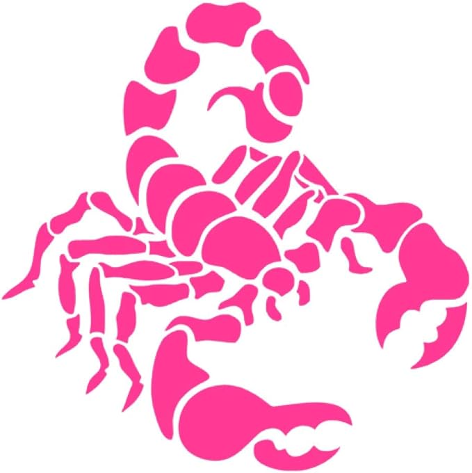 Scorpio Zodiac Vinyl Sticker Decals (Pack of 2) for Car Bumper Window Laptop Tablet Phone (4