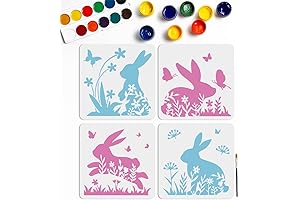 MAYJOYDIY Easter Bunny Stencil Kit