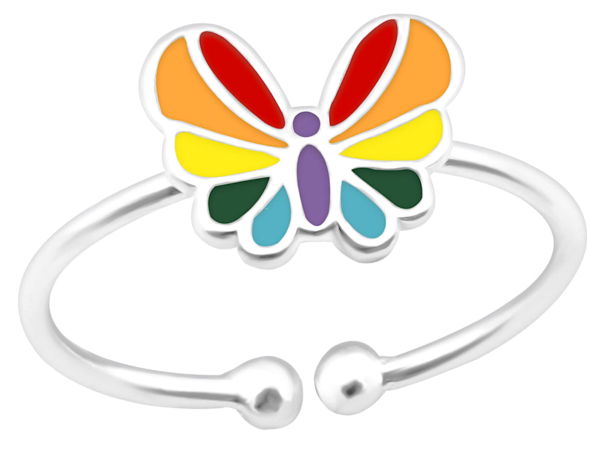 Aww So Cute 925 Sterling Silver Hypoallergenic Butterfly Ring for Babies, Kids & Girls | Diwali Gift/Birthday Gift | Comes in a Gift Box | 925 Stamped with Certificate of Authenticity | RING0706 (B0965CMT31) Amazon Price History, Amazon Price Tracker