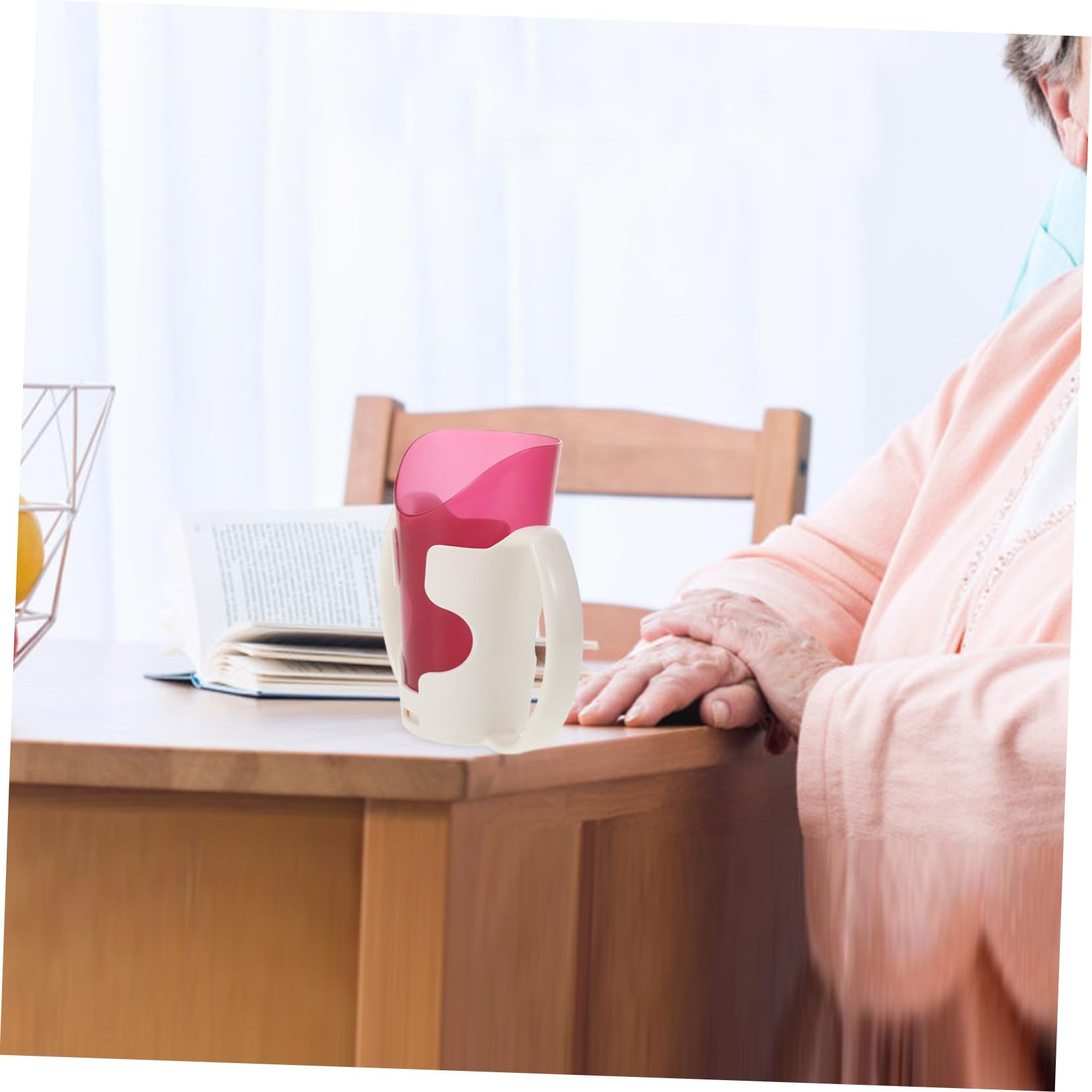 ABOOFAN 2 Piezas Taza De Cuidado De Ancianos Taza De Avena Taza De Sopa Taza para Beber Convaleciente Copas Independencia Taza del Paciente Disfagia Tazas Copas De Estadio Bol