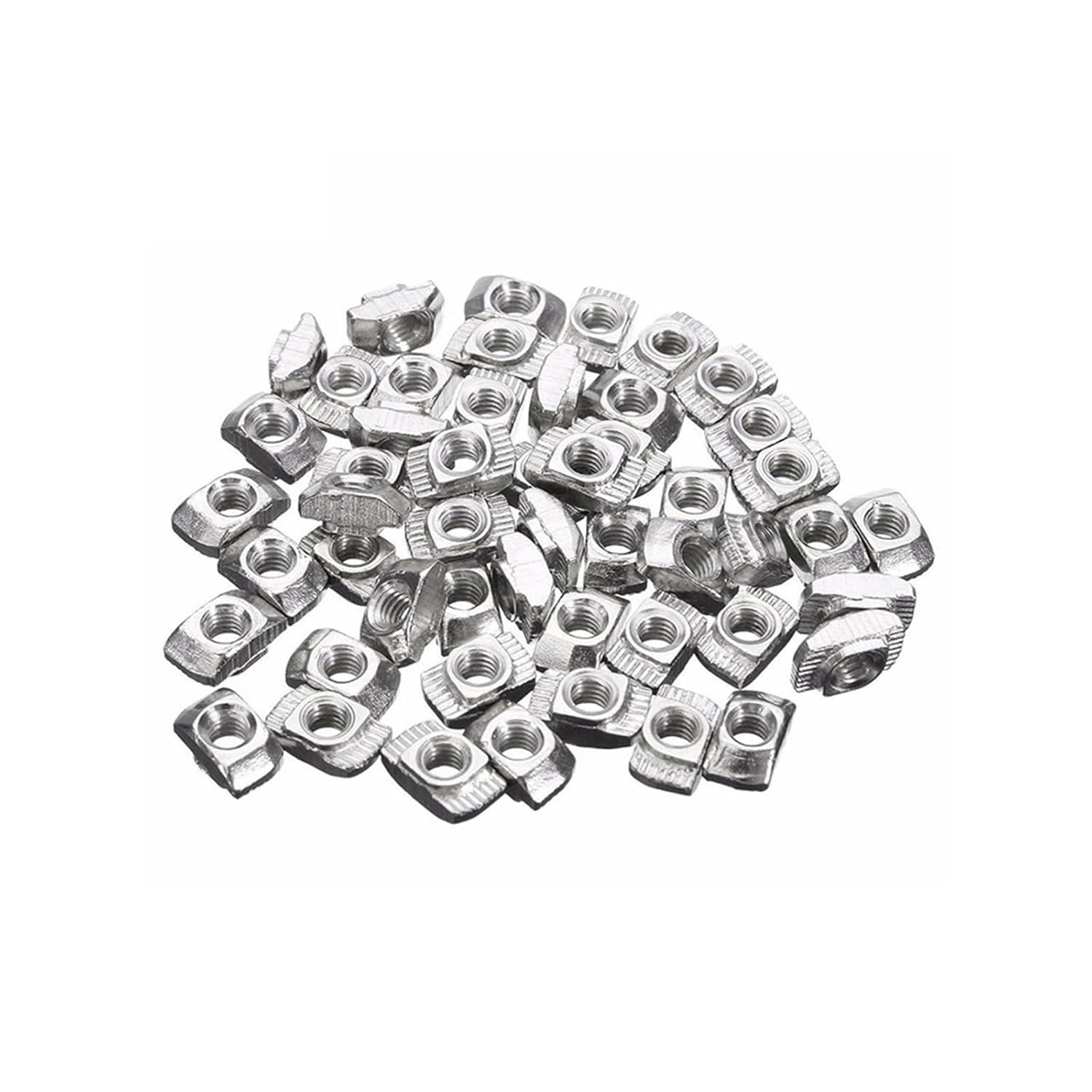 M3/M4/M5*10 * 6 for 20 Serie T-Slot T Nuts Slide Hammer Drop in Nut Fasten Connector 2020 Aluminum Extrusion Profile 50/100pcs(50pcs,M3)