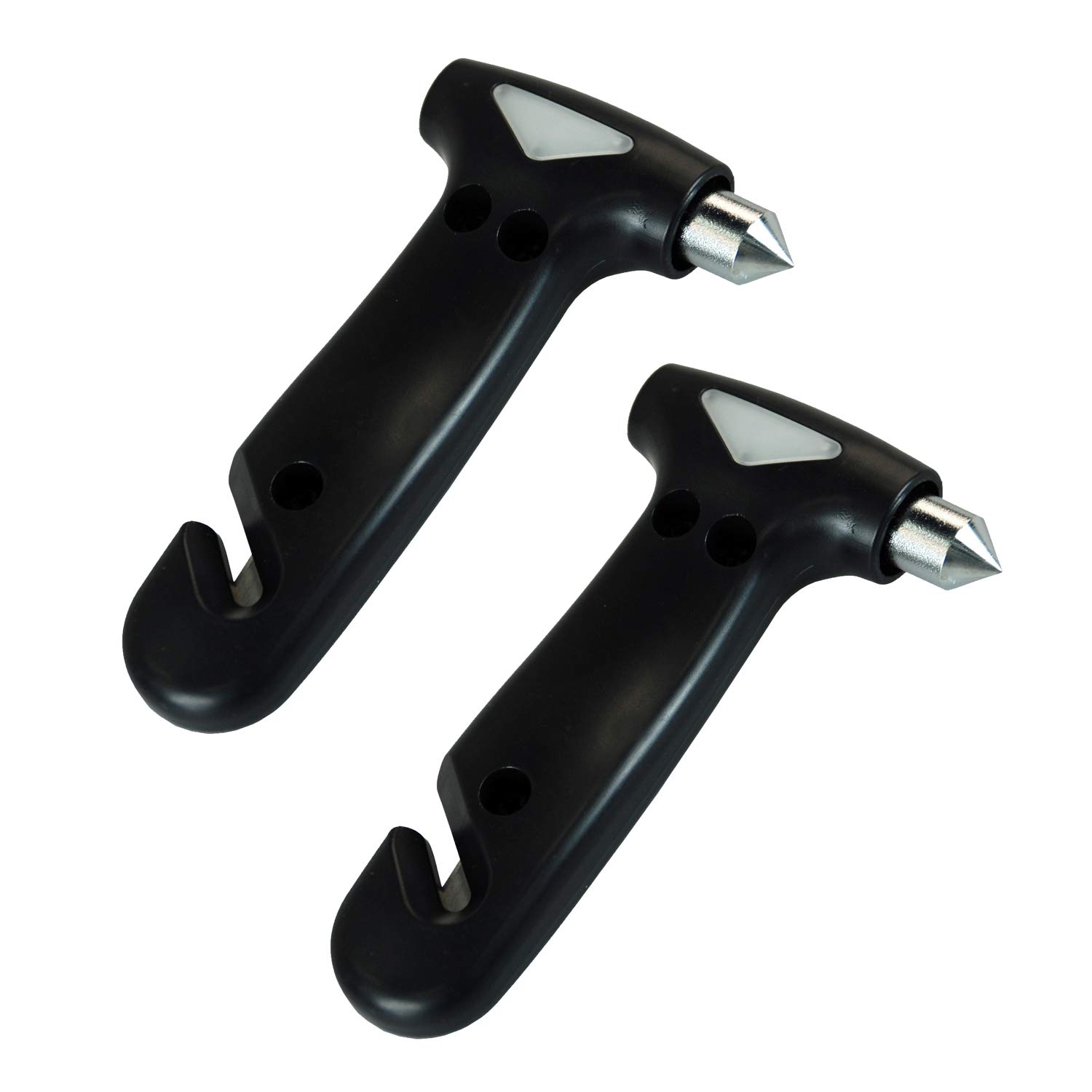 Simpa 2 X Auto Car Safety Hammer - Emergency Car Windscreen Safety Hammer With Seat Belt Cutter - Emergency Escape Survival Tool