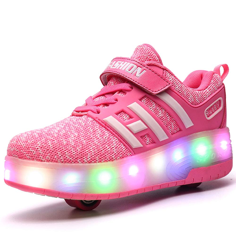 Risea Launch Skate Shoe,Children's Shoes with Wheels Light Roller Skates Wheels for Children Girls Young Adults Unisex Girls Boys Beginners Gift