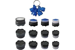 iFealClear 12-pack Faucet Aerators with 4 Wrench Tools rp50815