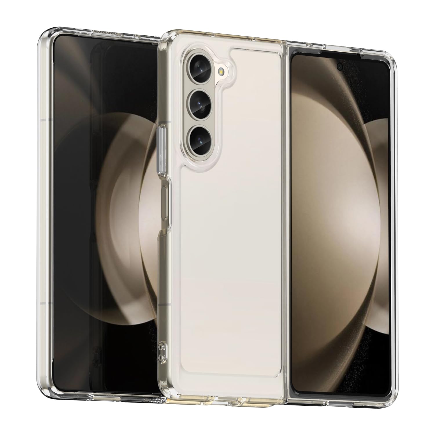 Kapa Unicorn Acrylic Clear Back Cover for Samsung Galaxy Z Fold 6 | Slim Shockproof [Military Grade Protection] Hybrid Bumper Case (Clear Sides) (B0DFPJFS6Q) Amazon Price History, Amazon Price Tracker