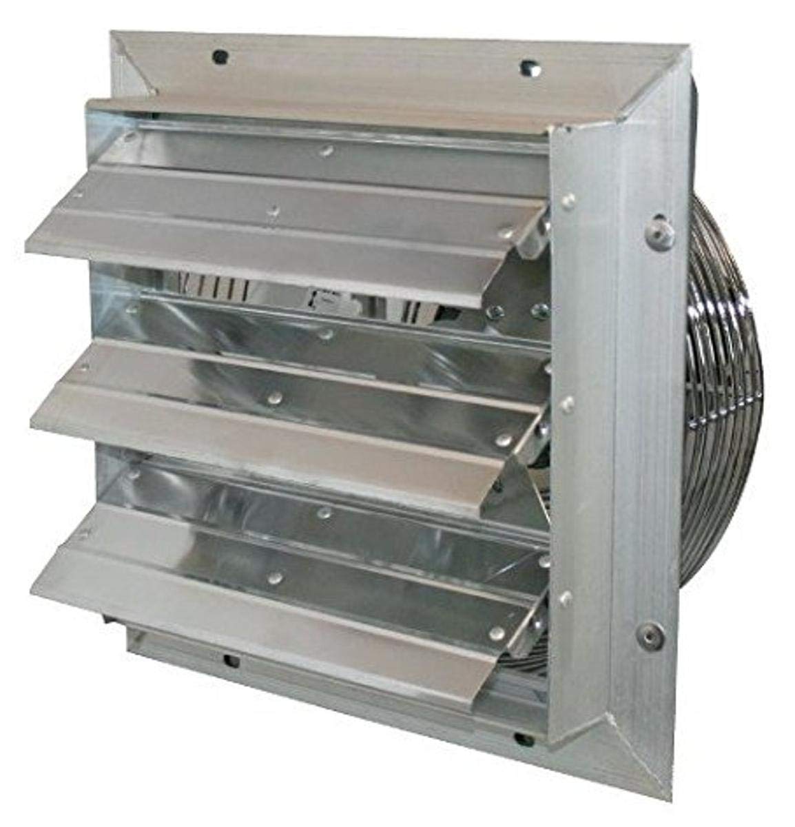 J&D Manufacturing VES10C ES Aluminum Shutter Fan, 10