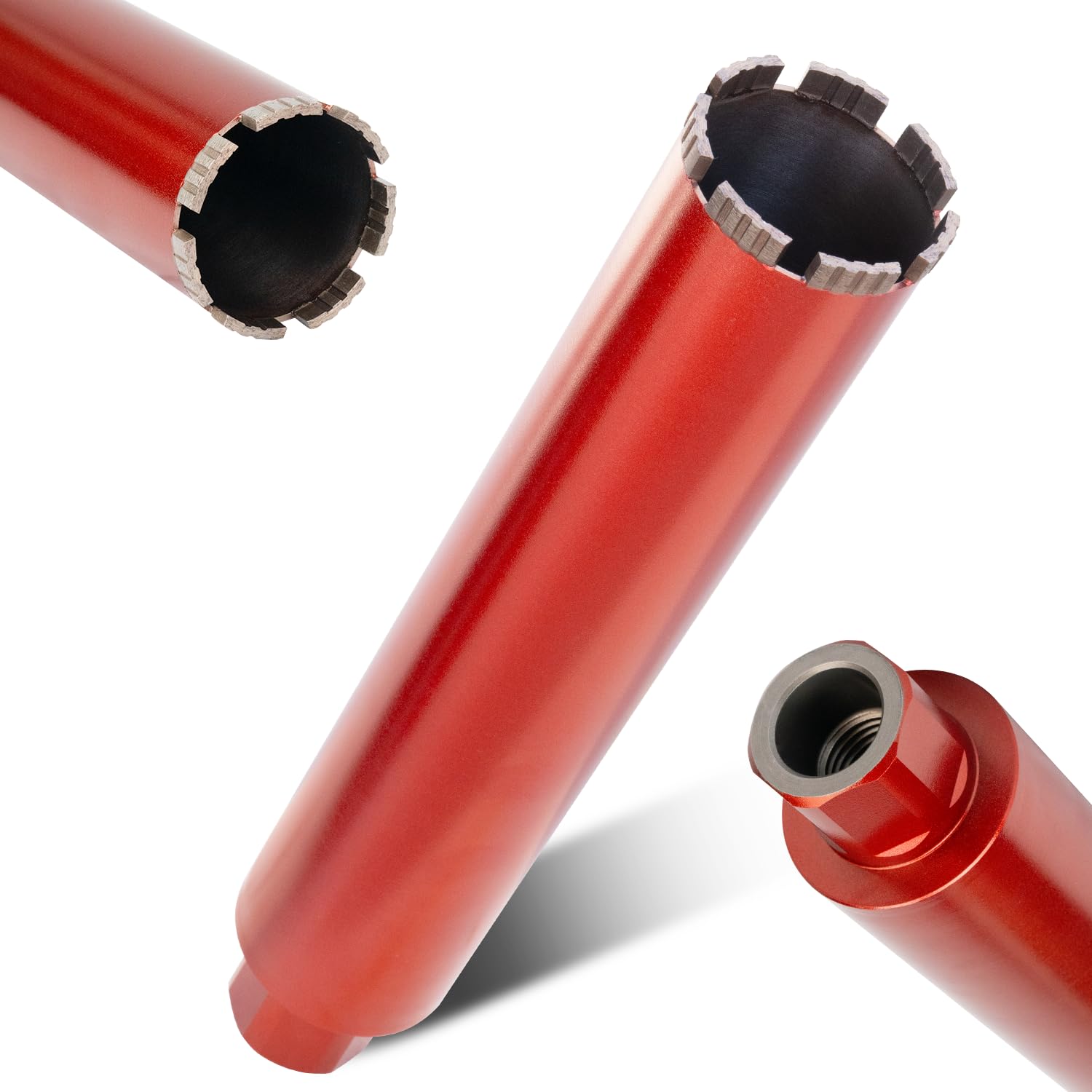 RDT - Punte diamantate da 7,6 cm per calcestruzzo, muratura, mattoni e pietra, saldate al laser, profondità di foratura 35,6 cm, mandrino da 35,6 cm, per edilizia e ristrutturazione domestica fai da