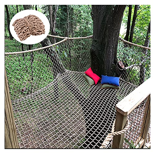 Red de seguridad para niños, protección para columpios al aire libre, red de escalada, cuerda de cáñamo resistente, red de carga, barrera para pájaros, barandilla de seguridad para niños, red de área