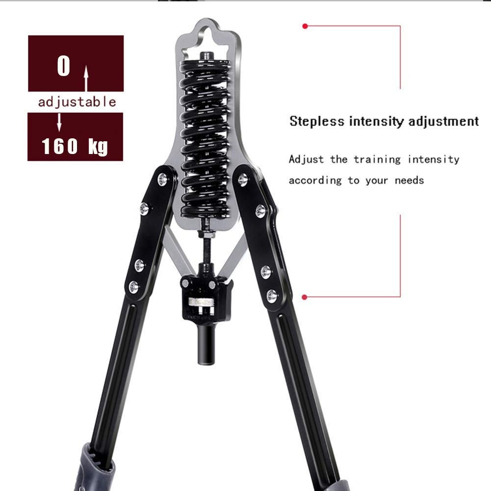 Expansor de Pecho para Ejercicios de Brazos, 160 kg/353 LB, Resistencia Ajustable, Doble Resorte, ejercitador de antebrazos, Ideal para Entrenamiento de Fuerza Pectoral.