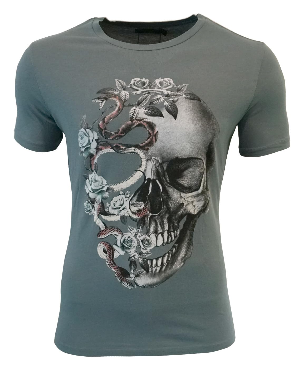 Religion Clothing Skull of Snake - Camiseta para hombre