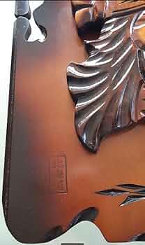 古い　アイヌ彫　壁掛け　木彫　成田ウタリアン　北海道　彫刻 古い アイヌ彫 壁掛け 木彫 成田ウタリアン 北海道 彫刻 北海道