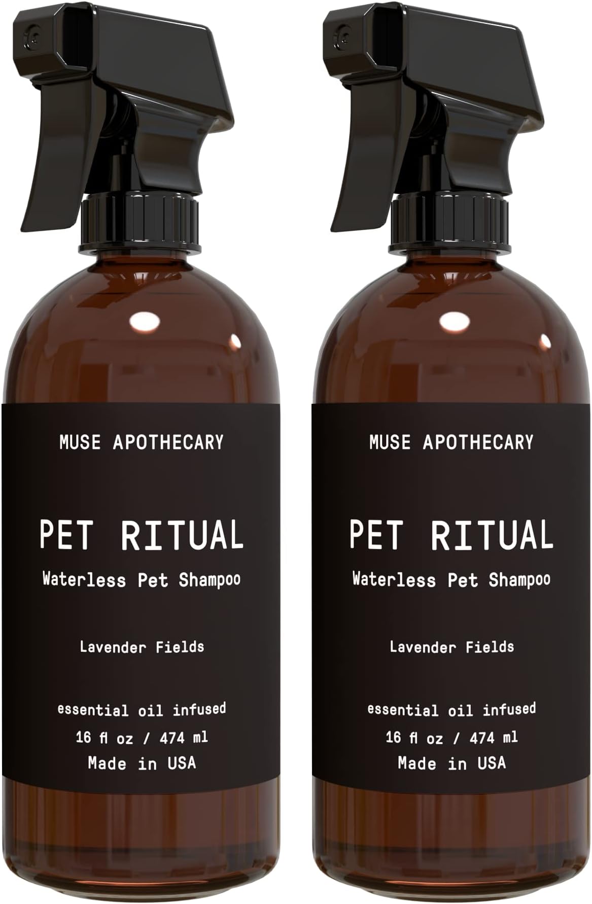 Muse Apothecary Pet Ritual Foaming Waterless Shampoo for