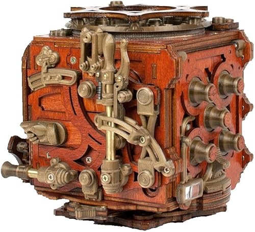 Rompecabezas mecánico 3D para adultos - Brain Teaser - Caja de rompecabezas - Mecanigma - Nivel medio - 541 piezas