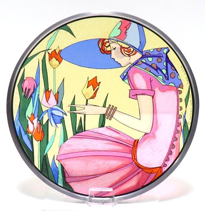 新品 チューリップと女性 ヴィンテージ ステンドグラス ホールマーク社 アメリカ Amazon.co.jp: チューリップと女性 ヴィンテージ ステンドグラス