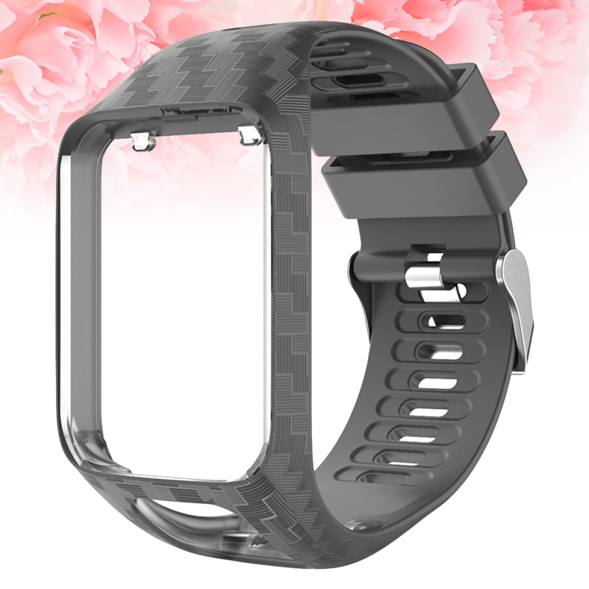 Gatuida 3 Piezas Correa Reloj Ajustable con Pulsera Bandas de Silicona para Protector de Reemplazo- Marco Pulsera Rápida Pantalla Funda Correa Reloj Inteligente Tallado Serie/Serie