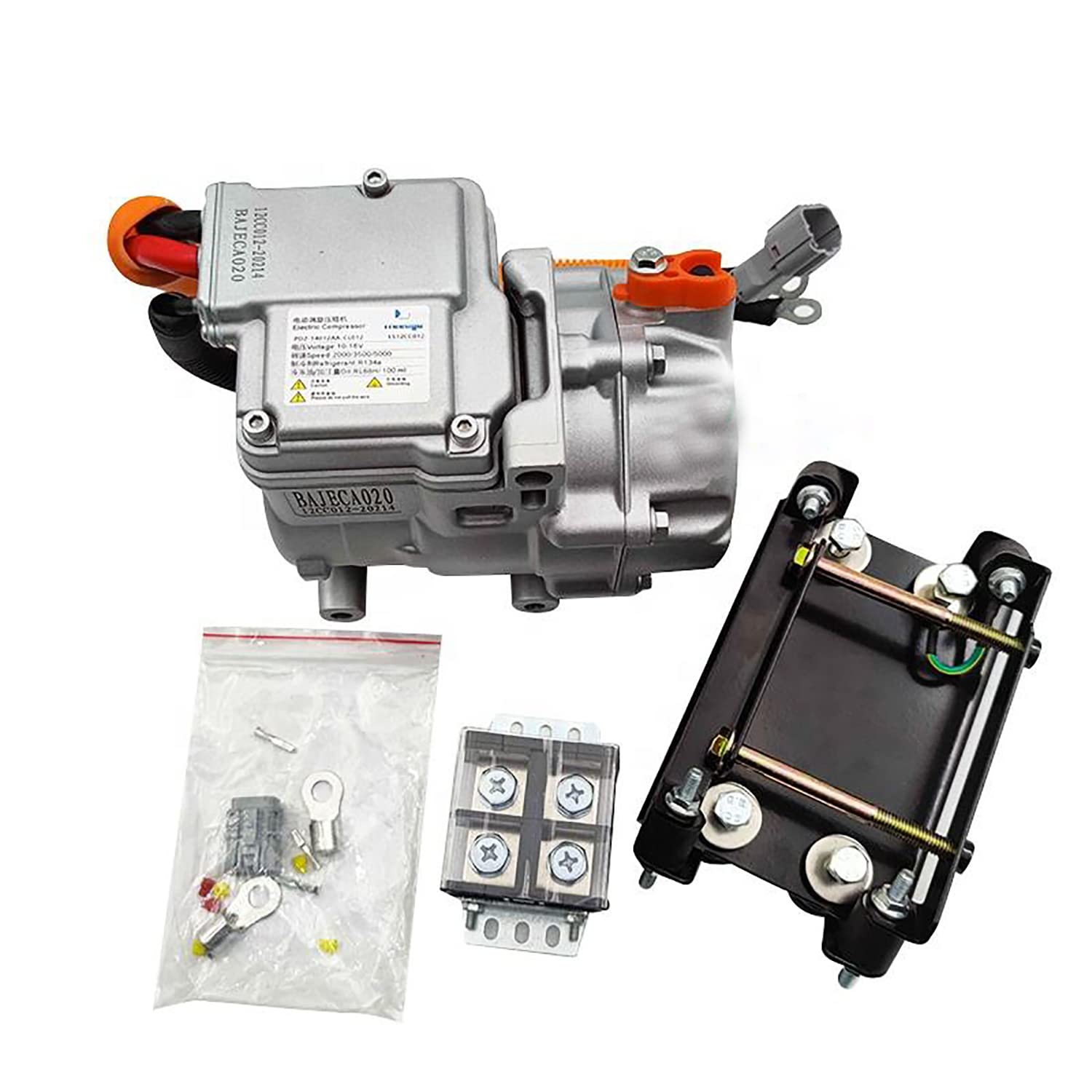 Amazon.co.jp: DC 12V 電動エアコンコンプレッサー 18CC AC