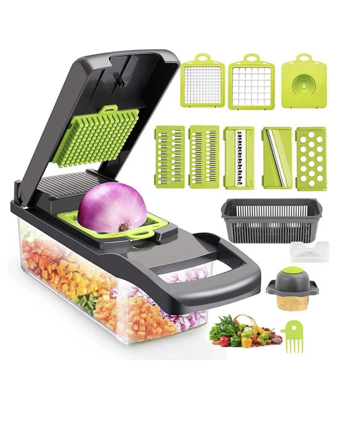 Mueller pro series 12 in 1, blade vegetable slicer