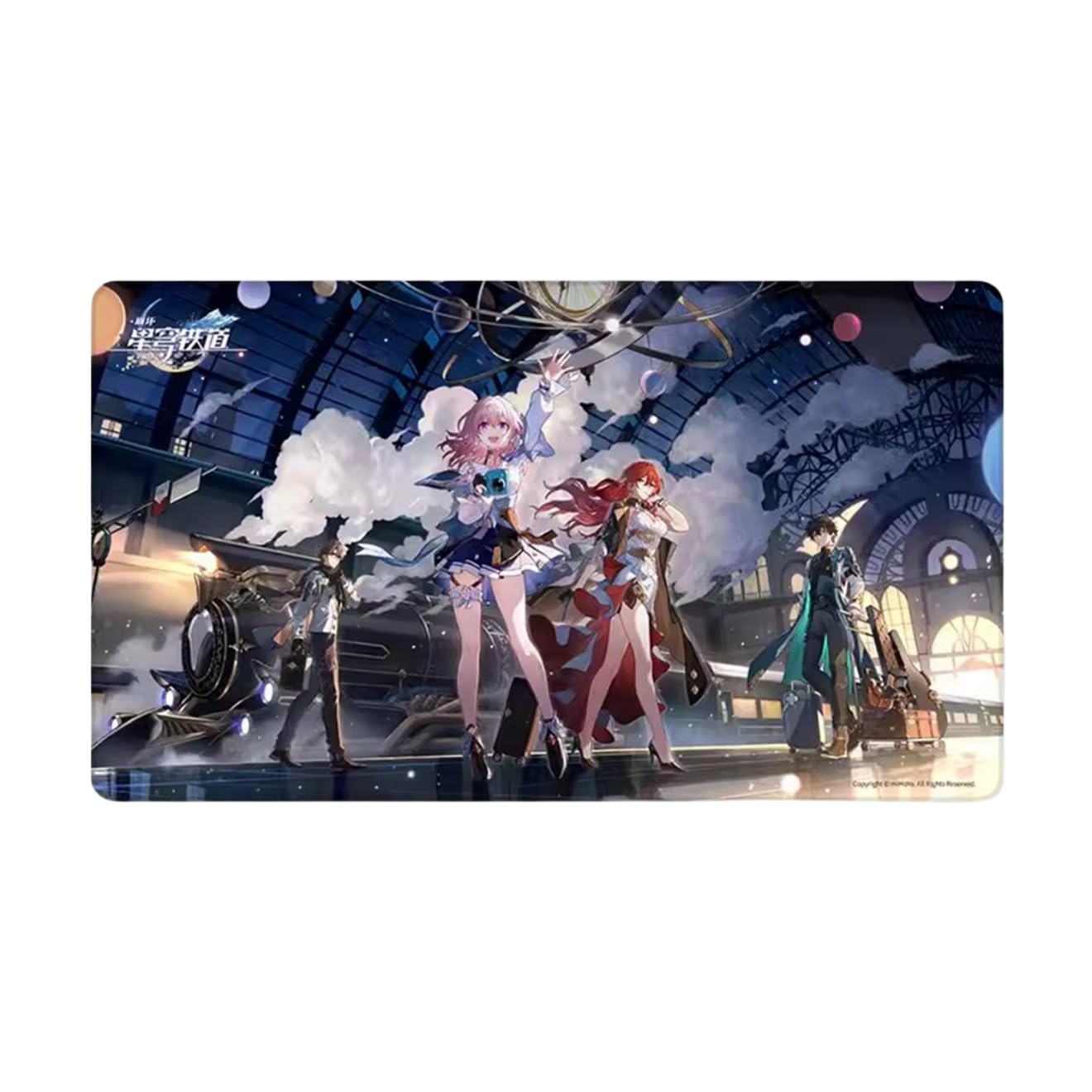 崩壊スターレイル 花火 バック 引っ張る ラバーマット マウスパッド Amazon | 崩壊：スターレイル 花火 キーボードマット テーブル