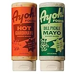 Ayoh Foods, Mayo Gone Wild, Made by Molly Baz - Easy to Squeeze, Perfect for; Sandwiches, Burgers, Fries, Nuggets, Wraps & Dips (2 Pack, Starter Pack) Starter Pack 2 Pack