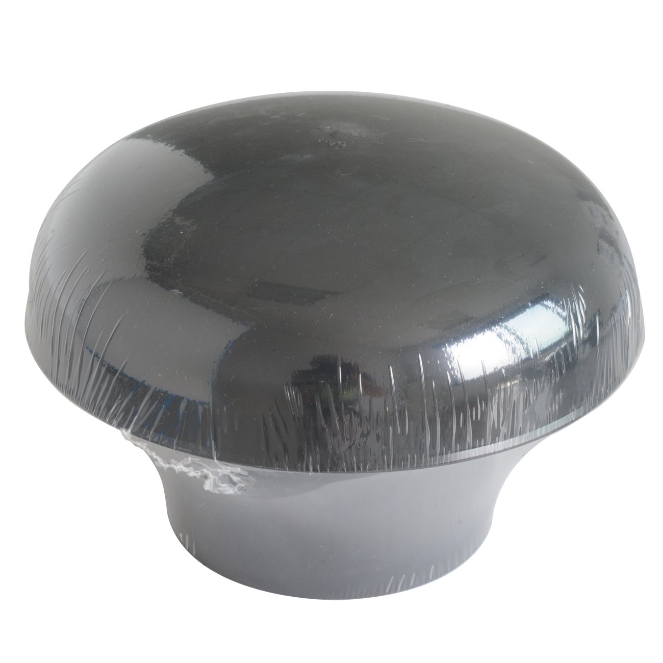 First Plast CDVM110A Chapeau de Ventilation Tête Exalateur, Noir, Diamètre 110 mm