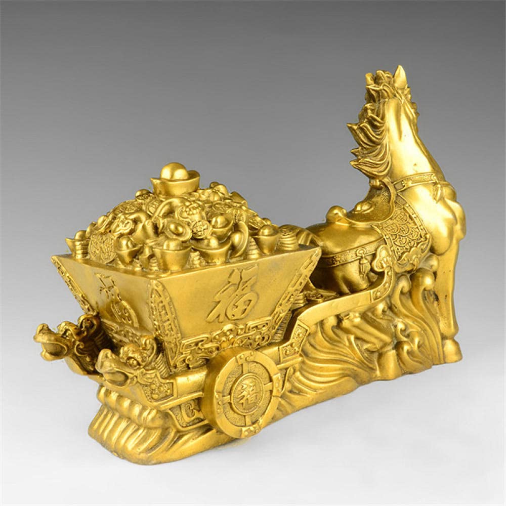 Amazon.co.jp: 真ちゅう製の馬の装飾手工芸品の装飾オフィス金属製の