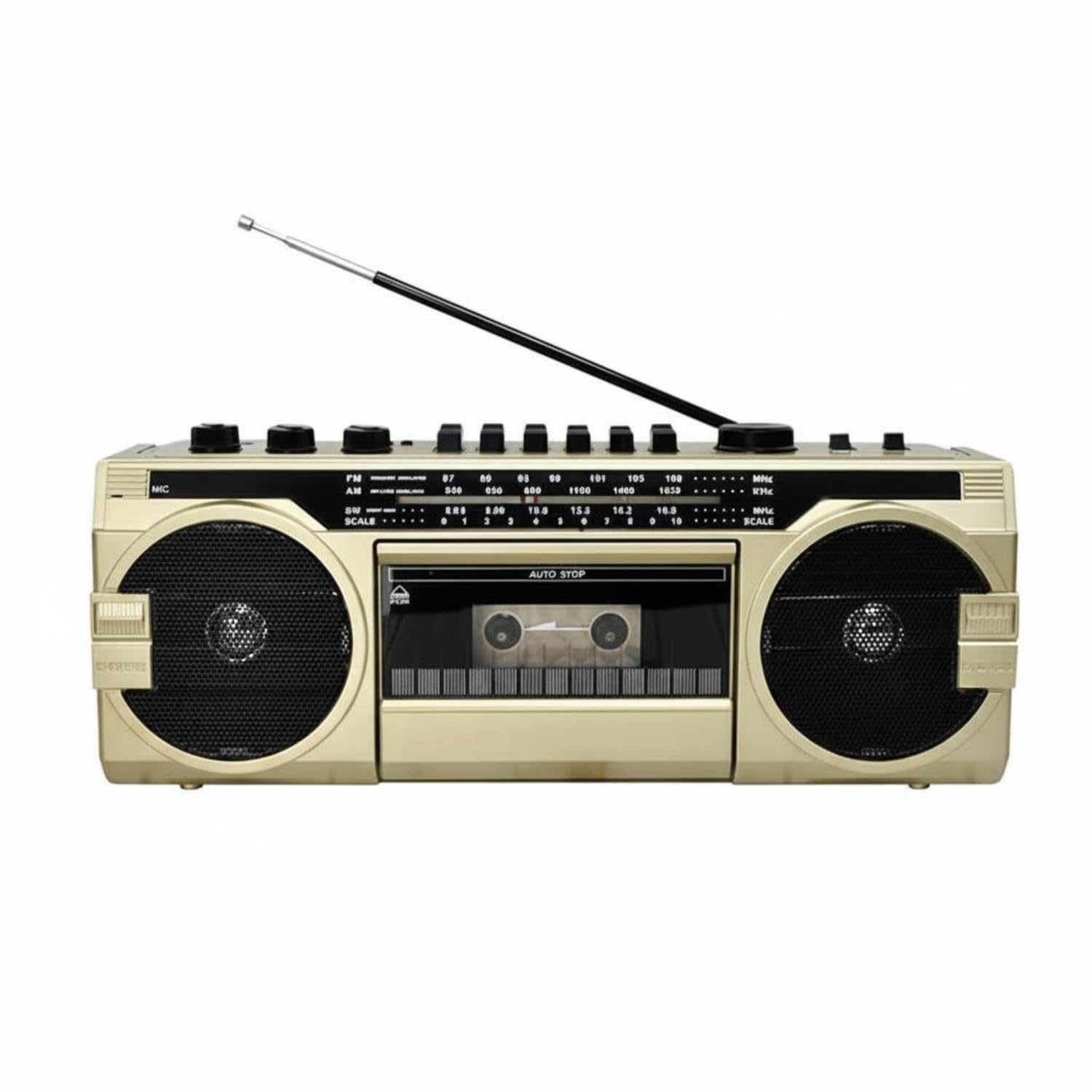 Bnf Recording Function Retro Boombox USB & SD Card Slot Bluetooth Cassette Player Multiple Power Options Retro Boombox Cassette Player High Bass Sound for Collectors-image-35