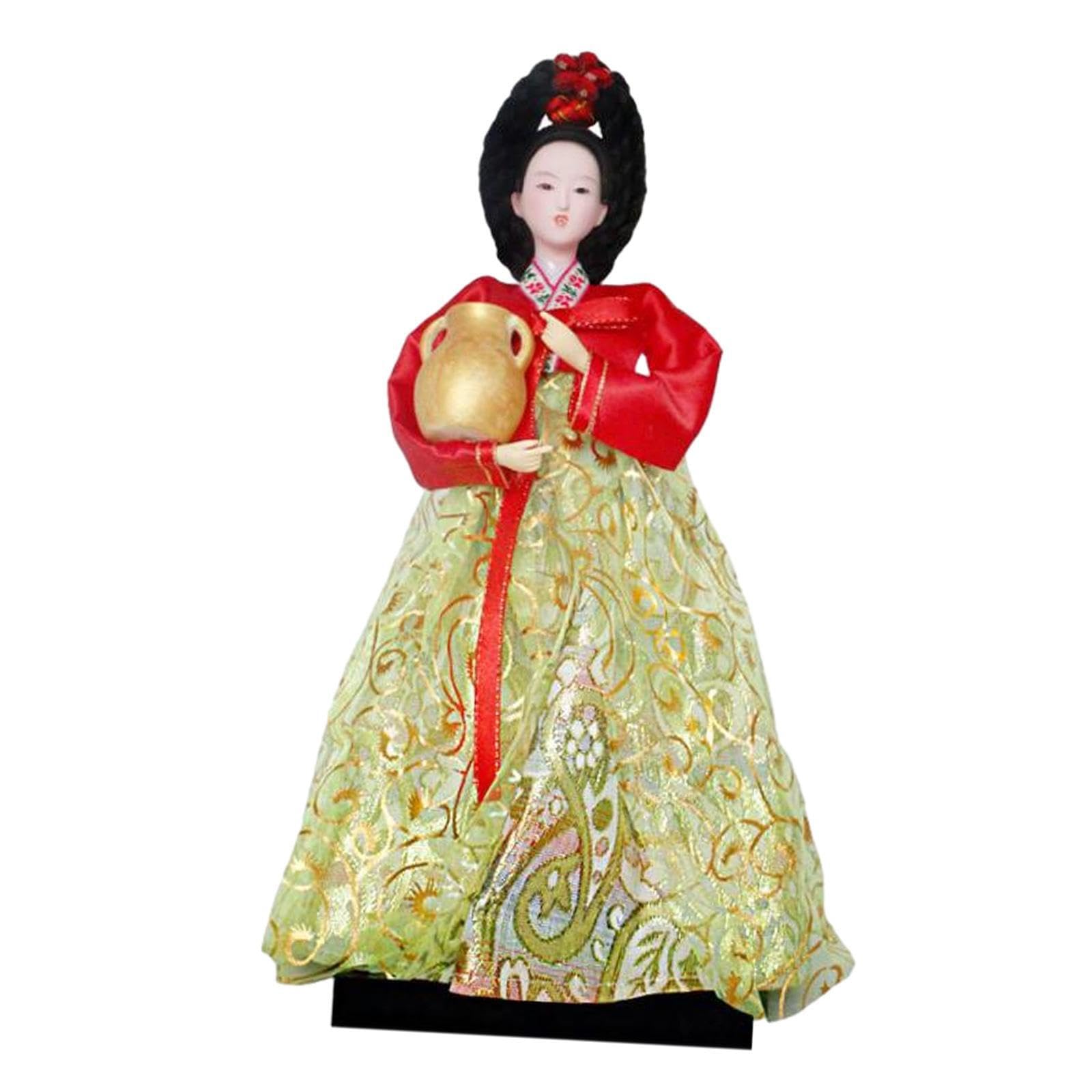 Alcxazs Geisha Kimono Doll Handicraft Ornament Korean Hanbok, Style E