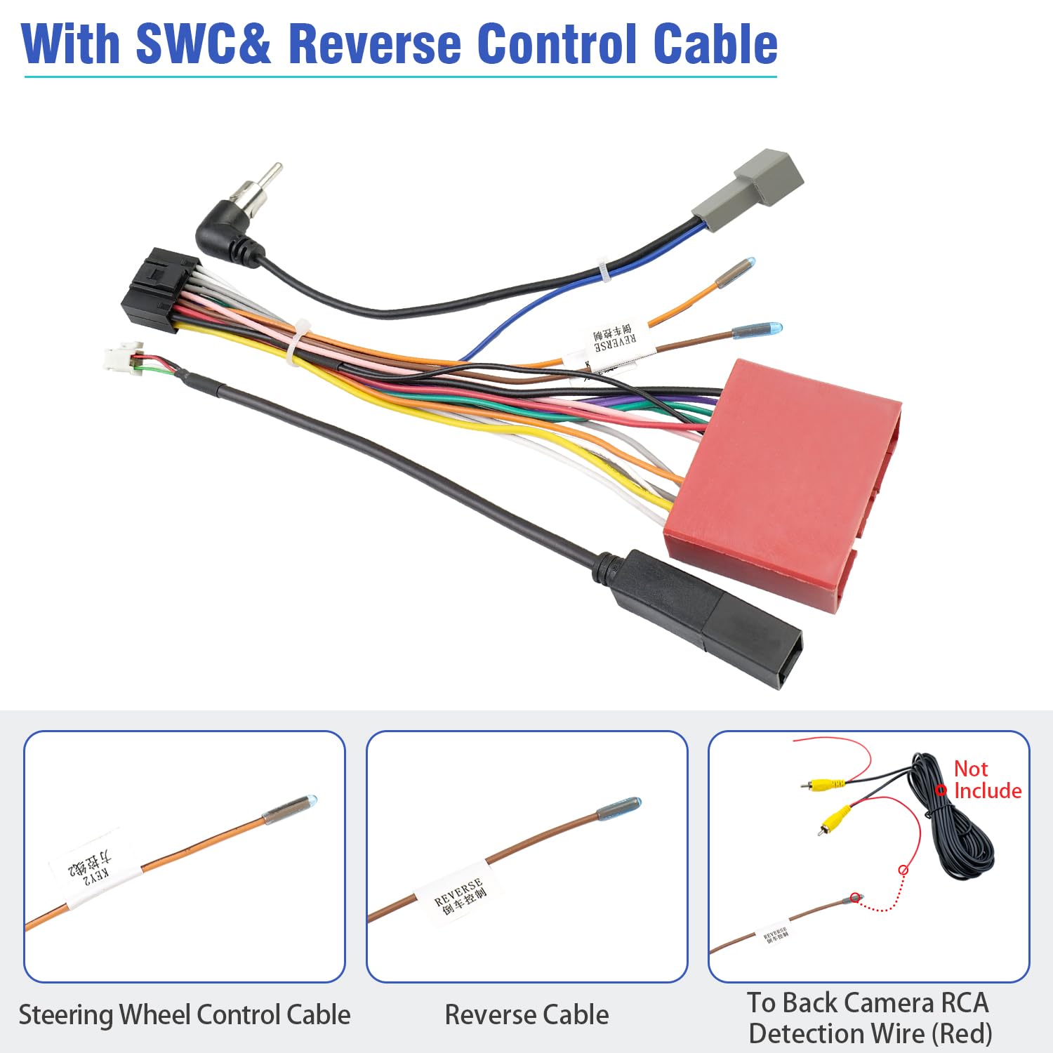 Steering Wheel Control and Reverse Control Cables