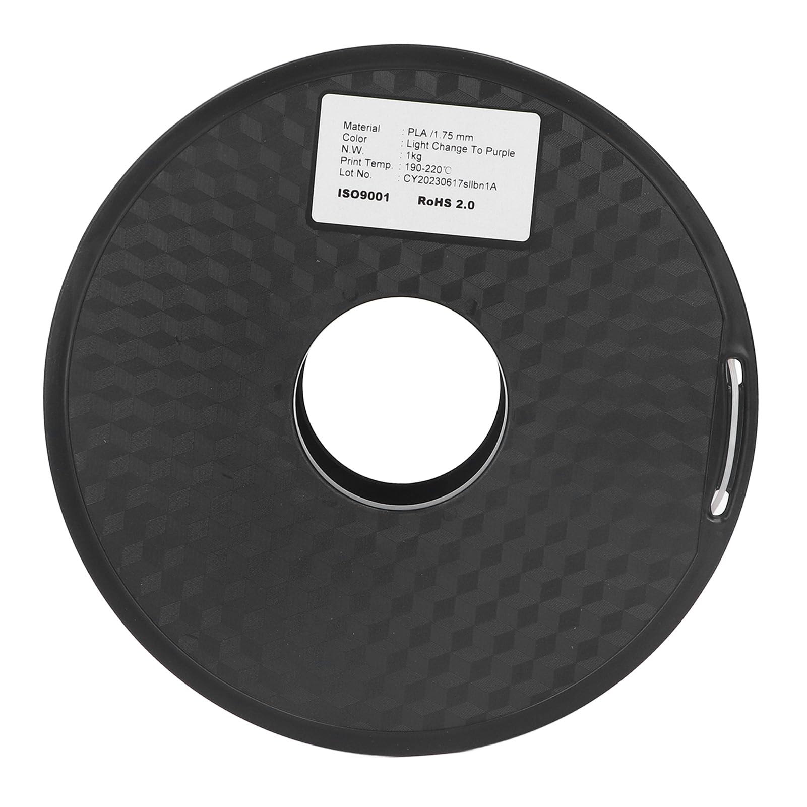 Generic Żarnik PLA Zmienia Kolor światła Fioletowy Wodoodporny 1,75 Mm Wysoka wydajność dla Akcesoriów do Drukowania 3D
