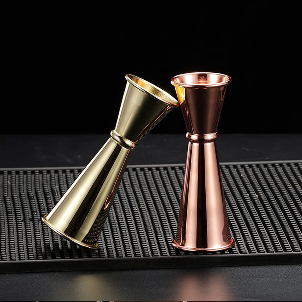 1 Pack Double Cocktail Jigger,Bar Jiggers with Measures(Rose gold) — Amazon image 8