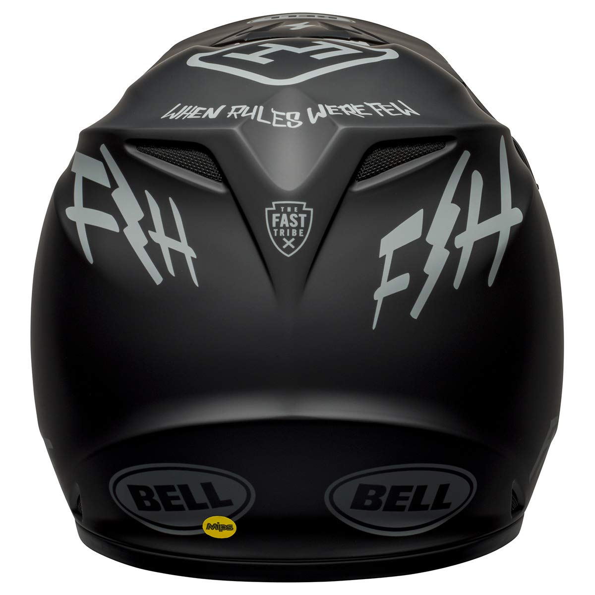 Bell MX-9 MIPS Dirt Helmet (Fasthouse Matte Black/Grey, Size XL 