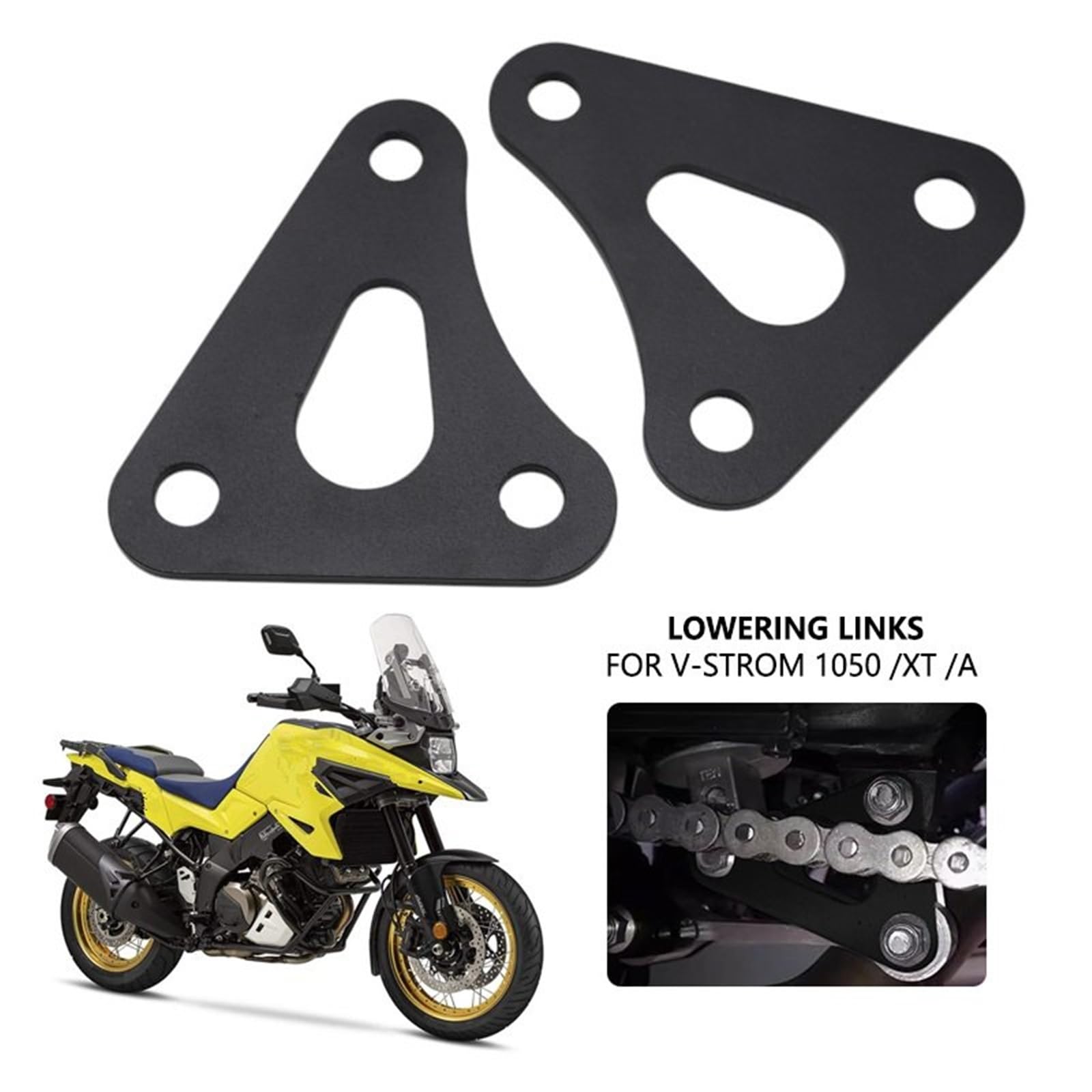 Zestaw łączników obniżających Do Suzuki V-STROM 1050 XT DL 2020-2023 Łącznik obniżający | Zestaw łączników obniżających tylne zawieszenie motocykla