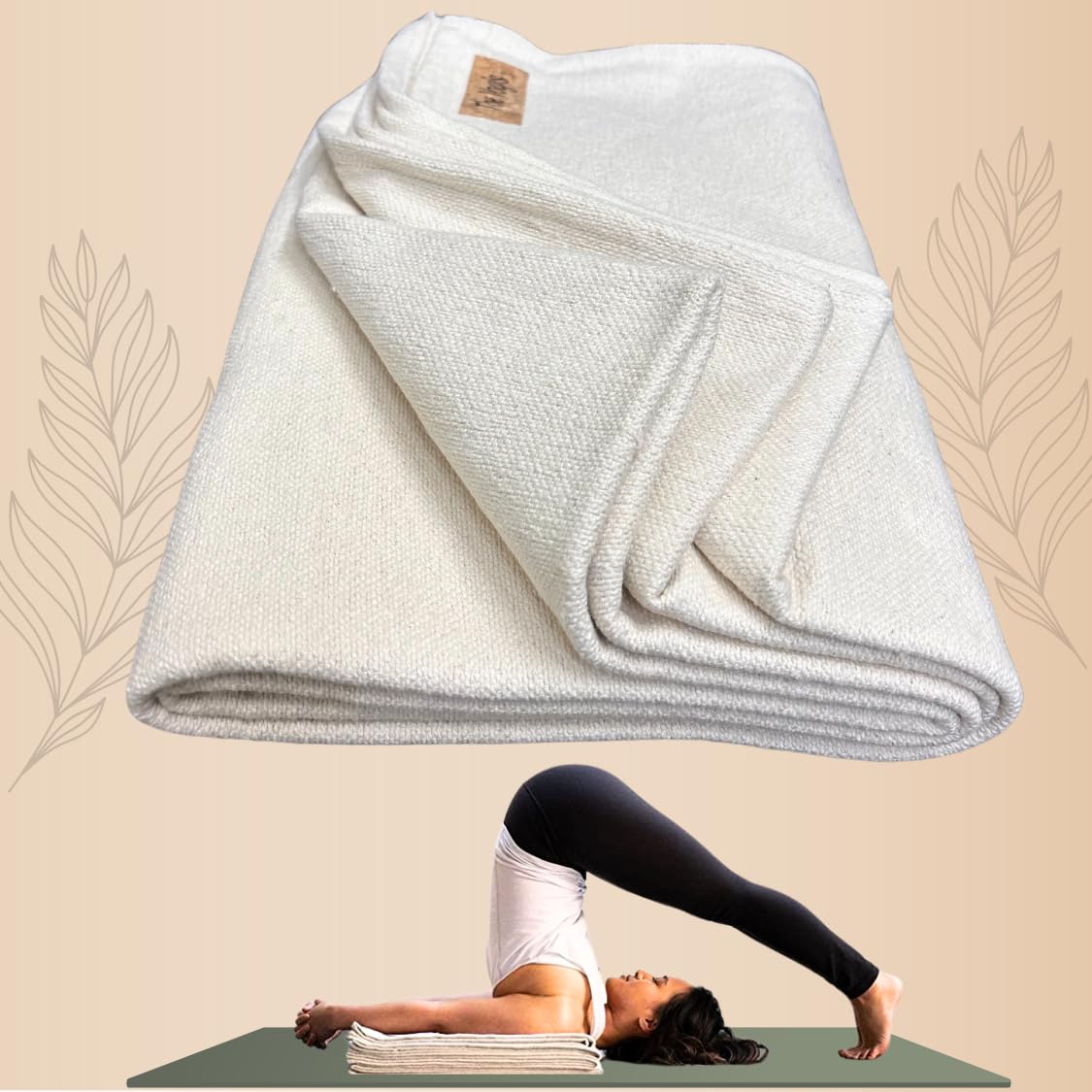 The Yogis 100% Organic Eco-Friendly Cotton Iyengar Yoga Blanket Pune Yoga Blanket, Yoga Props, Yoga Blanket Thick, Yoga Blanket for Restorative Yoga (B0BBN1SMGT) Amazon Price History, Amazon Price Tracker
