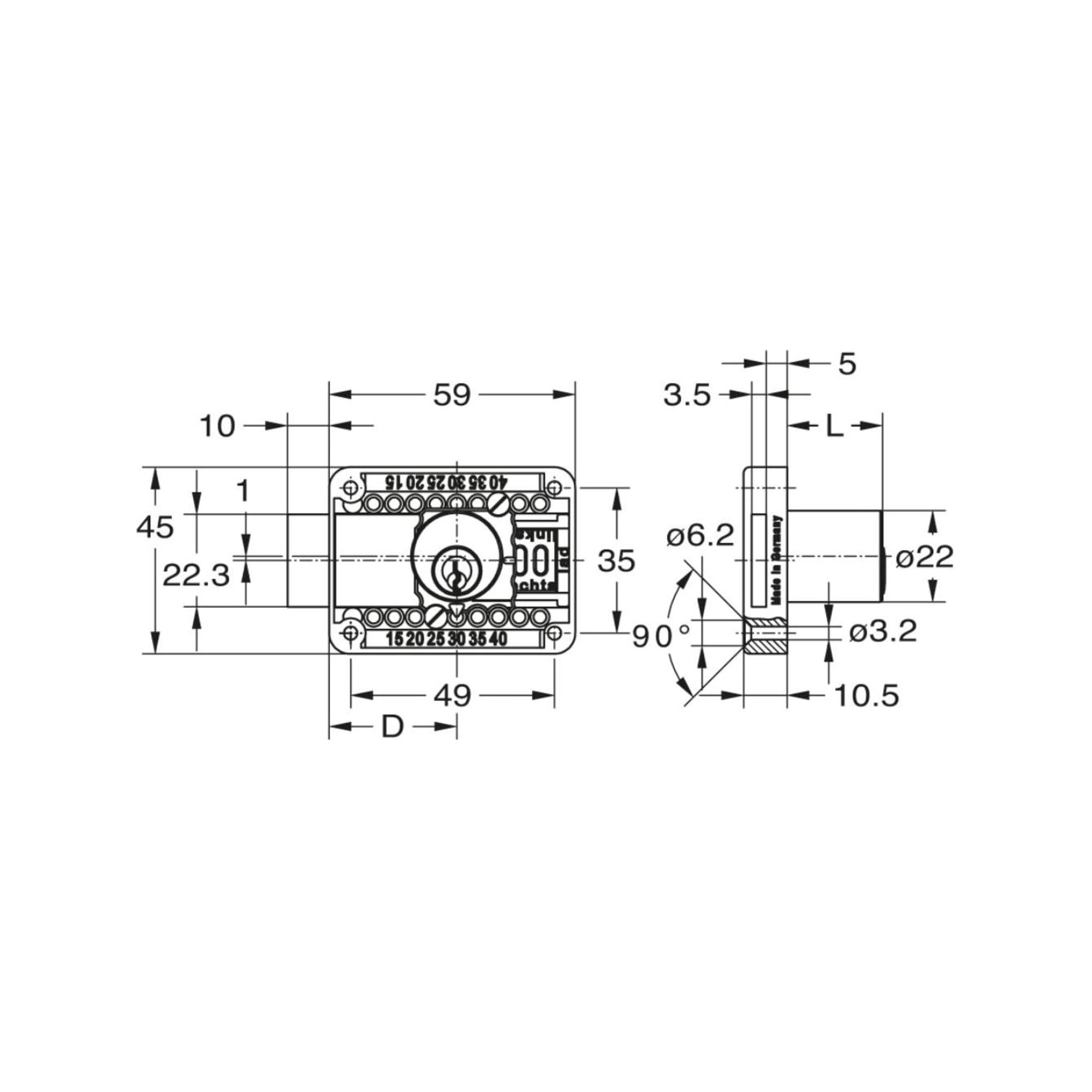 Format 4021677006818 – riegelschlñsser 2828 mess. pol. verschiedenschl.
