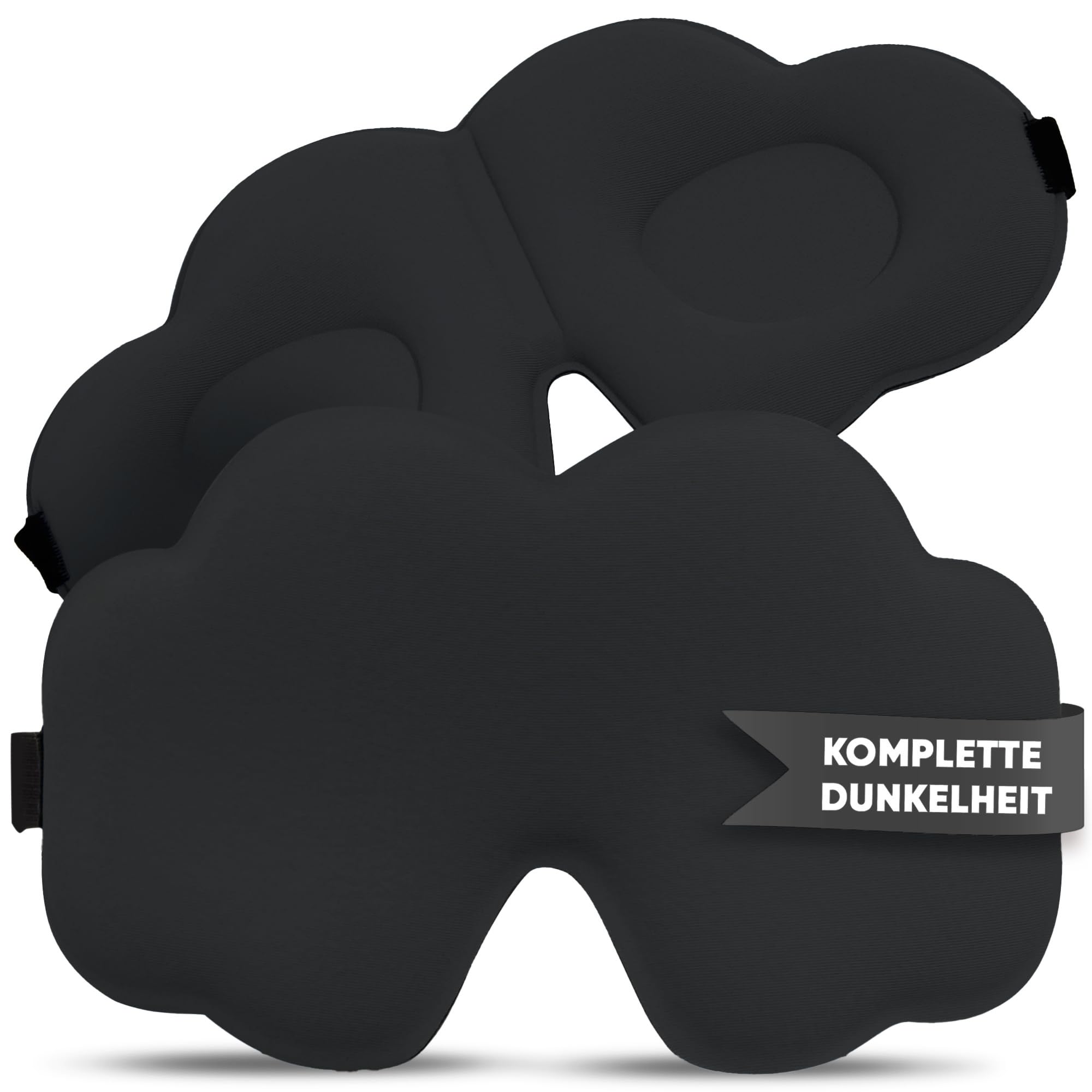 COZY Maschera Per Dormire – Leggera 18g, Zero Pressione Sugli Occhi, Cinturino Regolabile, Total Blackout - 5