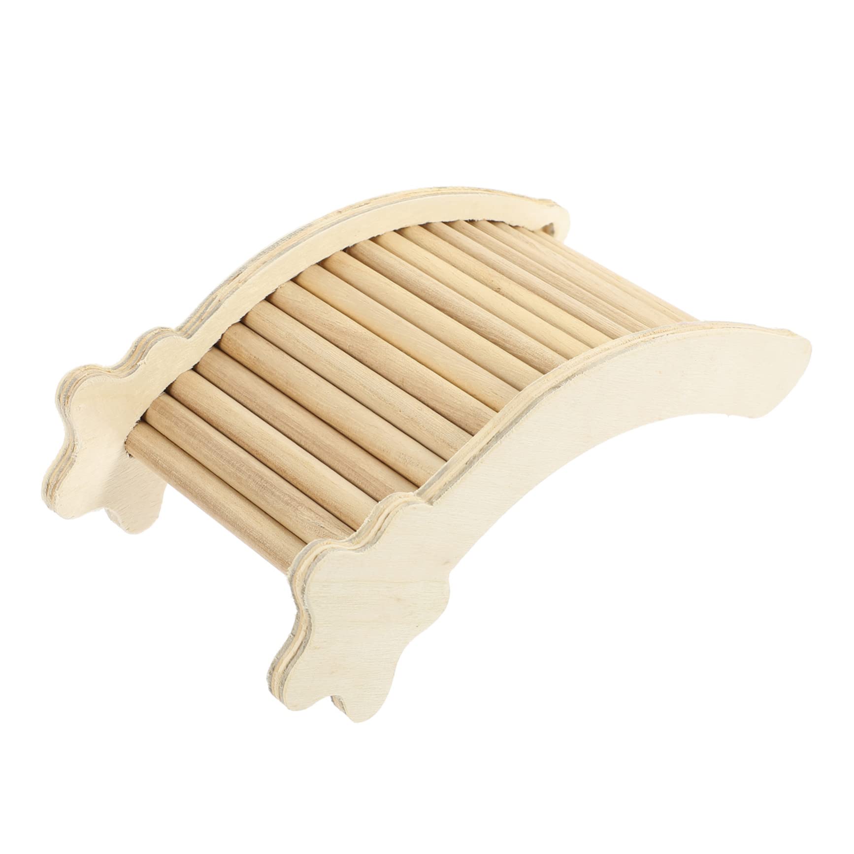 FOMIYES 3 Pièces échelle d'escalade pour Hamster Jouets d'échelle de Rat Jouet Rat rongeurs hérisson Jouets pour Hamsters échelle de Chinchilla Animaux échelle en Bois échelle de Formation