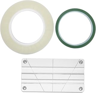 Fita de Emenda de 1/2 1/4 de 10 Polegadas, Bloco de Emenda de Fita Bobina a Bobina Profissional, Conjunto de Bloco de Emenda de Fita Bobina a Bobina Aberta para Revoxsonido