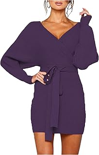 Womens purple wrap dress Clearance
